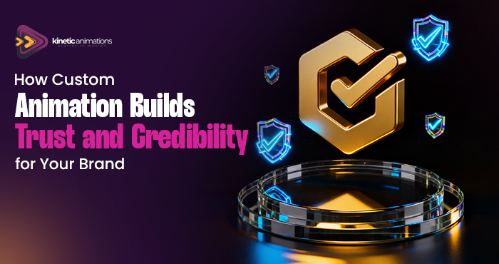 Custom animation building trust and credibility for the brand with professional animated characters