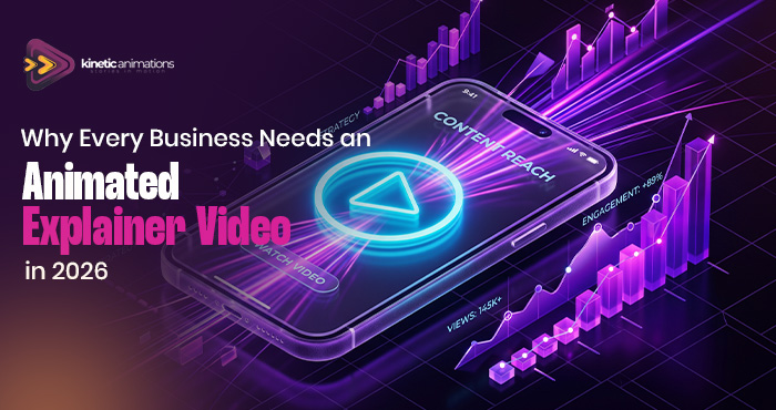 Professional animated explainer video showing business growth and customer engagement